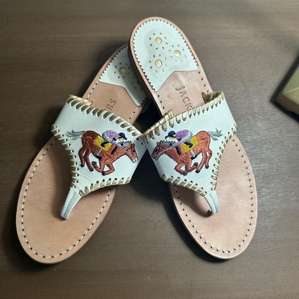 Racetrack embroidered Jack Rogers